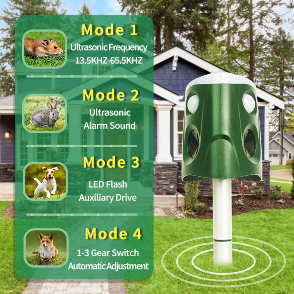 360° Animal Repellent Deterrent 3 in 1 - Image 10
