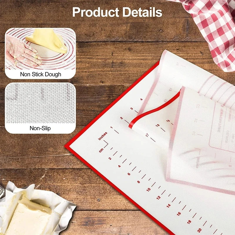 80x60cm Silicone Baking Mat - Image 3