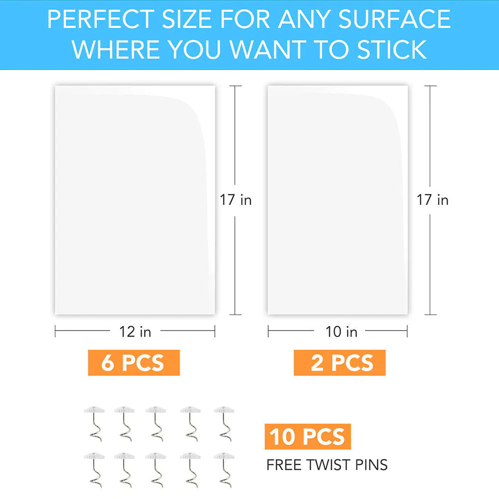 8PC Cat Scratch Furniture Protector Guards Anti-Scratch Couch Protector Pads - Image 5