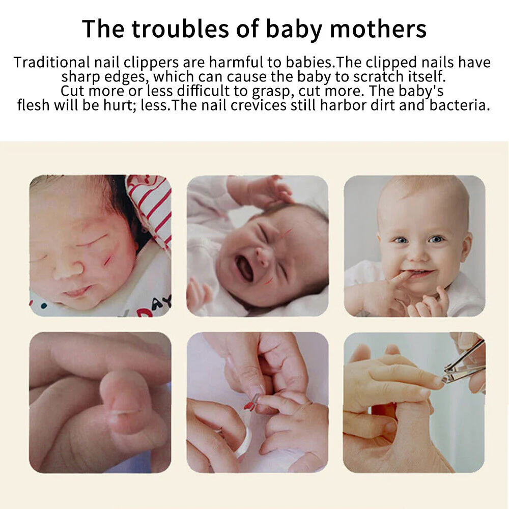 Baby Nail Trimmer with 6 Grinding Heads - Image 4