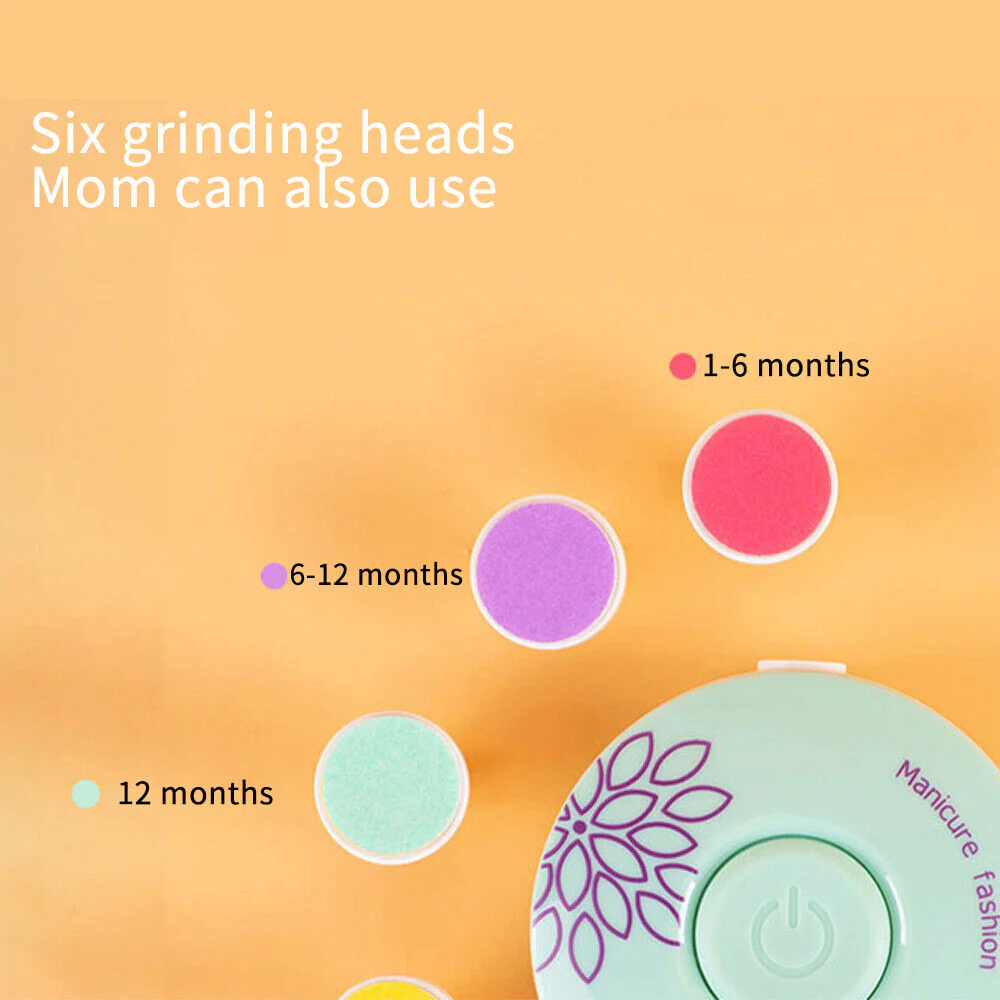 Baby Nail Trimmer with 6 Grinding Heads - Image 9