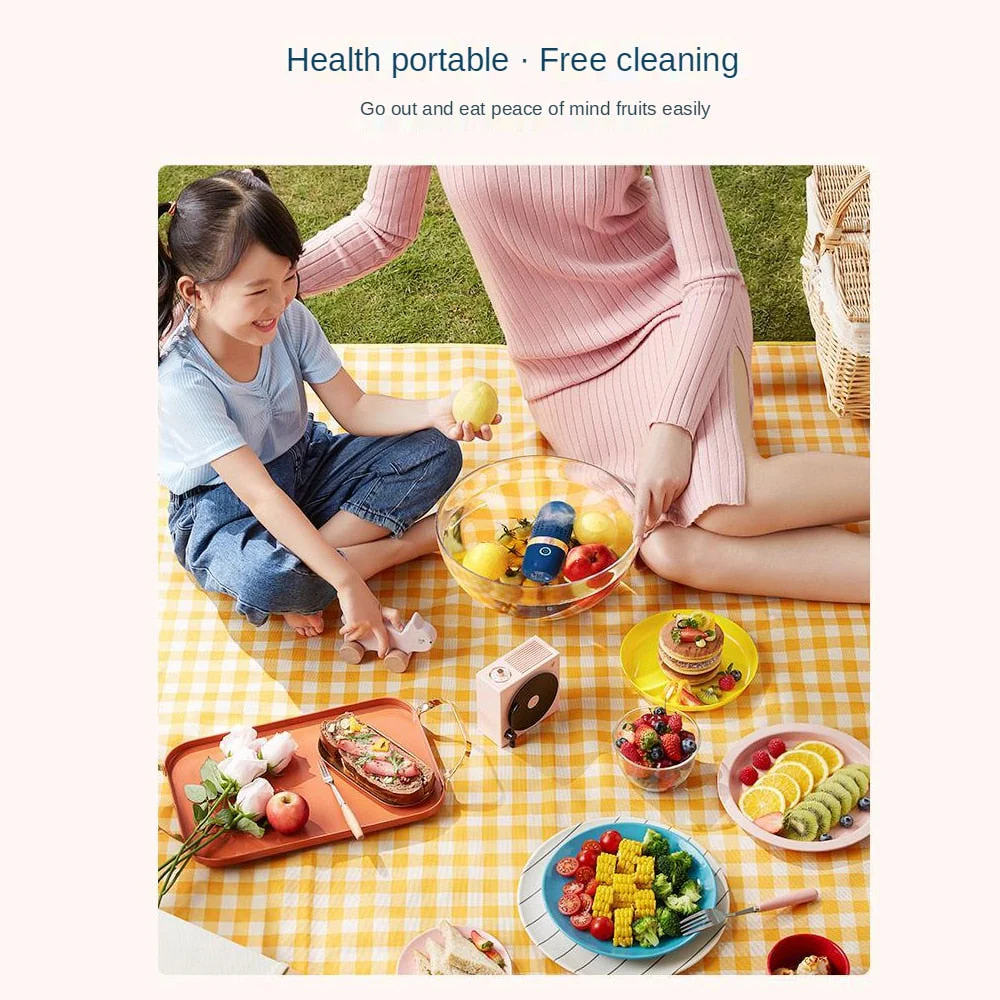 Capsule Vegetable Washing Machine | Automatic Fruits & Vege Disinfector Home Pesticide Cleaner - Image 5