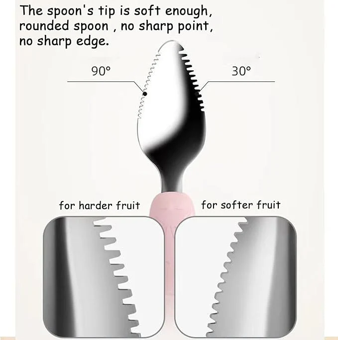 Double Head Baby Silicone Food Spoon - Image 3