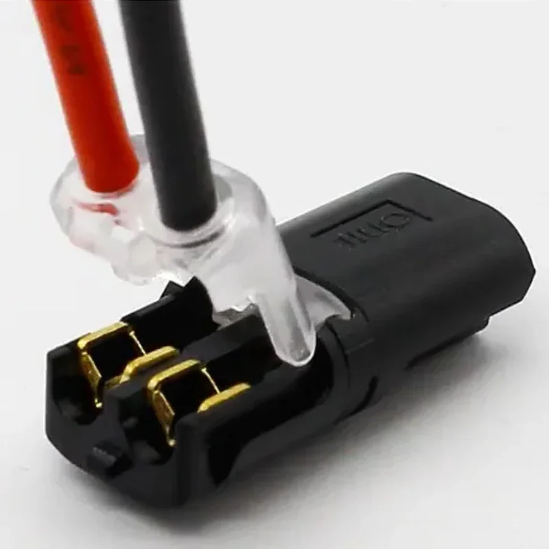 Double-wire Push-in Connector with Locking Buckle - Image 2