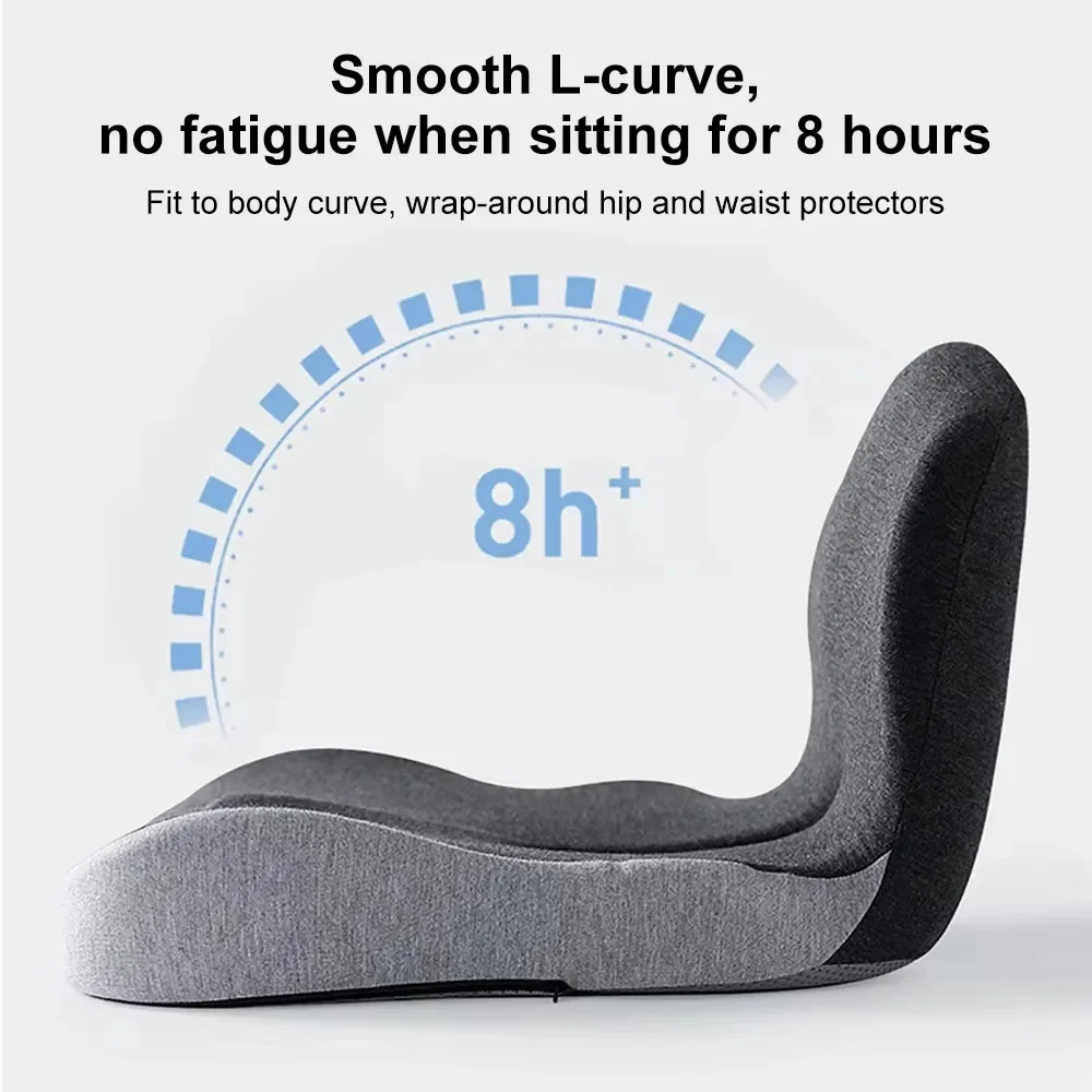 Memory Foam Lumbar Pillow Seat Cushion - Image 3