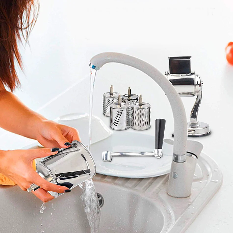 Multi-Functional Kitchen Rotary Food Grater/Shredder/Slicer - Image 5