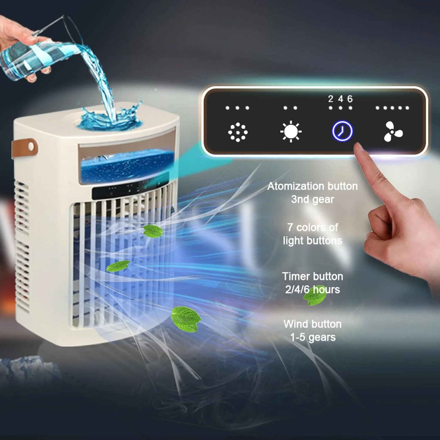 Portable Mini Air Cooler Fan - Image 3