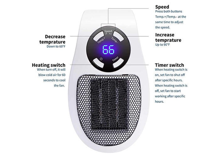Top Heat Portable Heater - Top-Rated Portable Space Heater - Image 8